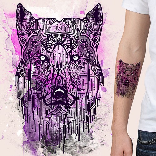 Wolf tattoo