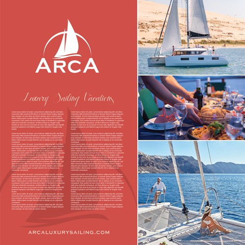 Brand Creative for Arca Luxury Vacations