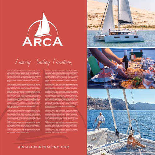 Brand Creative for Arca Luxury Vacations