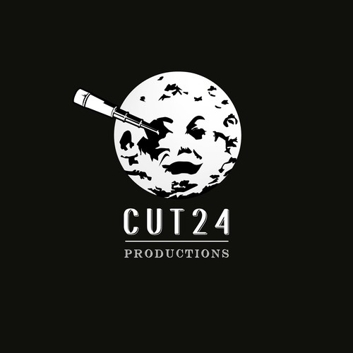 Moon logo for Cut 24 Productions