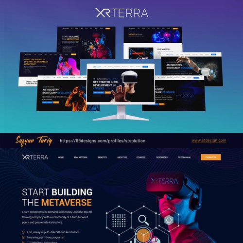 XR Terra Website Design & Development