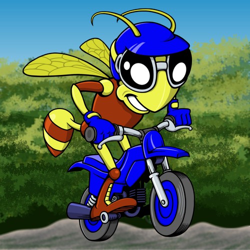 Biking Wasp
