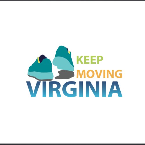 Logo design for 'Keep Moving Virginia'