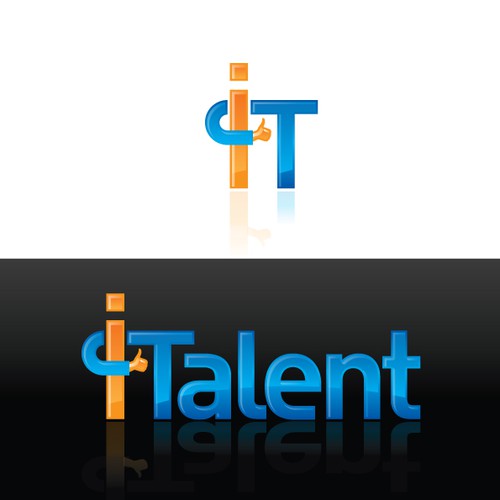 iTalent - a logo for the IT social network web-site