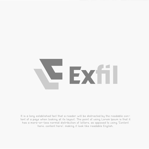 Exfil Logo Design