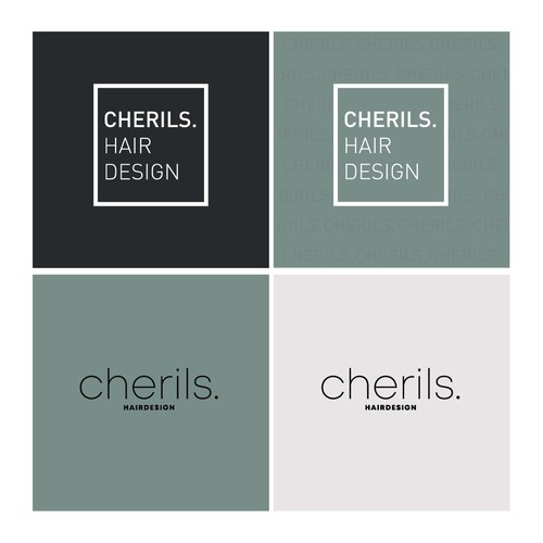 Logo concept for hairdressers 