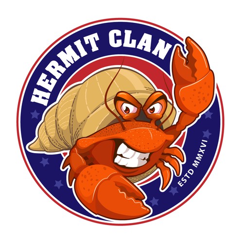 Hermit crab logo