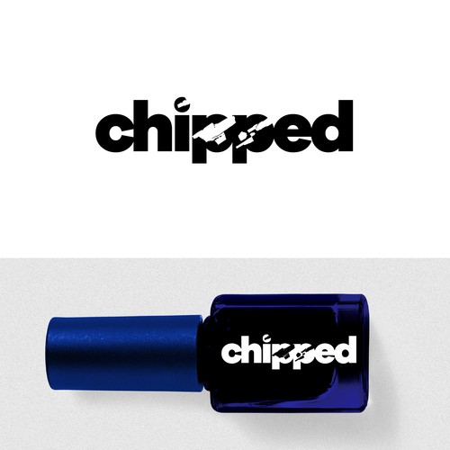 Mens nail polish logo