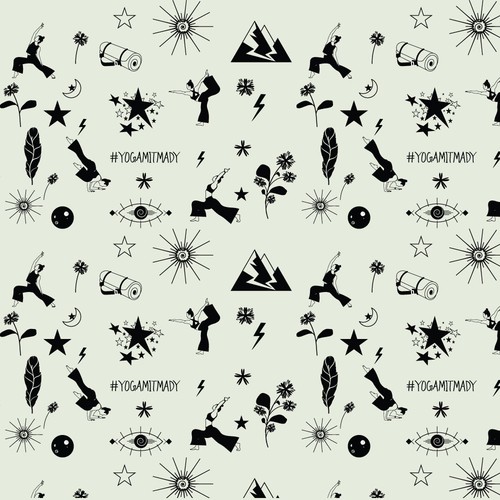 Yoga Pattern illustration