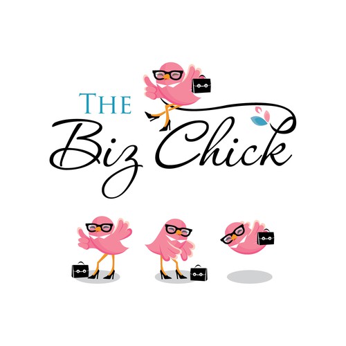 Create a fun, yet professional logo for The Biz Chick Blog.