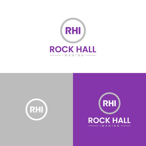 rock hall imaging logo design