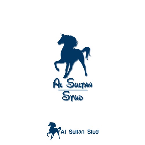 Al Sultan -Stud - Horse Logo Brand