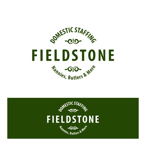 Bold logo for domestic staffing business