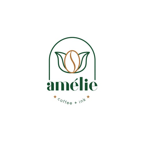 Organic Coffee Cafe Logo