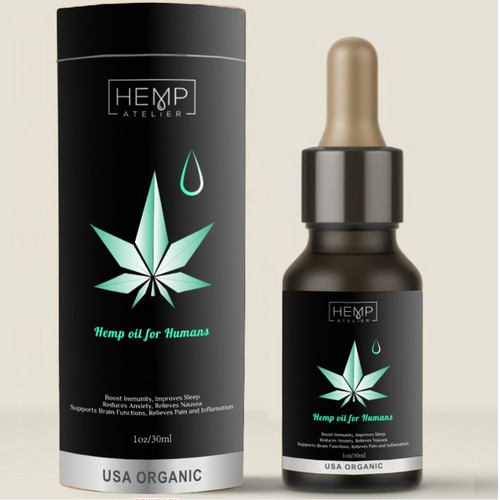 Hemp Oil packaging