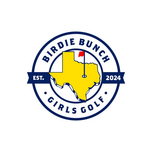 a logo for the girls golf team