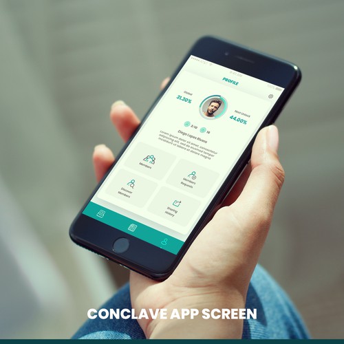 Conclave Mobile App Screen - Finalist 