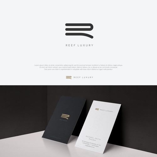 Logo & Business Card for a luxury construction company