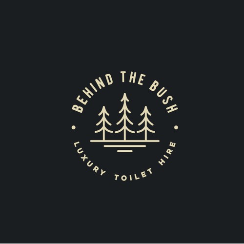 pine cedar evergreen tree logo