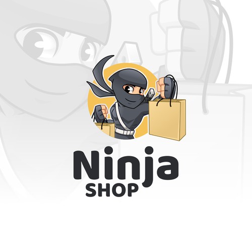 Mascot Design for Ninja Shop