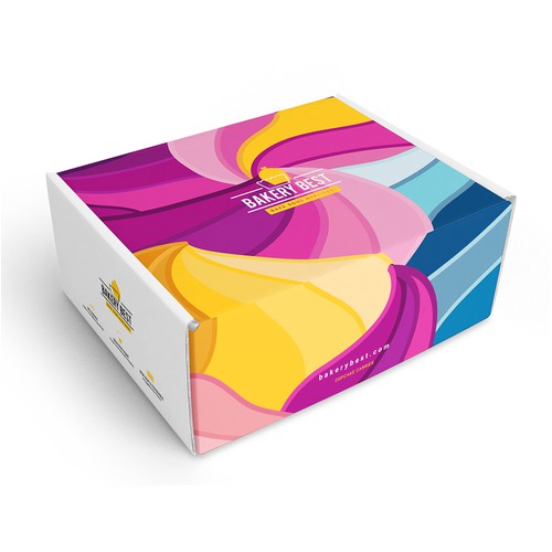 Fun Colorful dreamy Cupcake Box