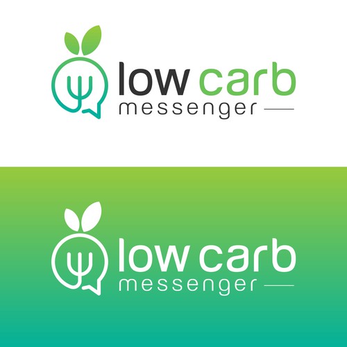 Minimal logo concept for food blog