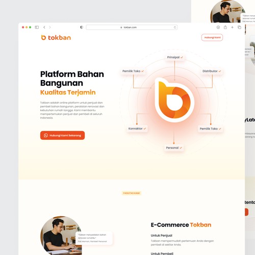 Tokban - Landing Page