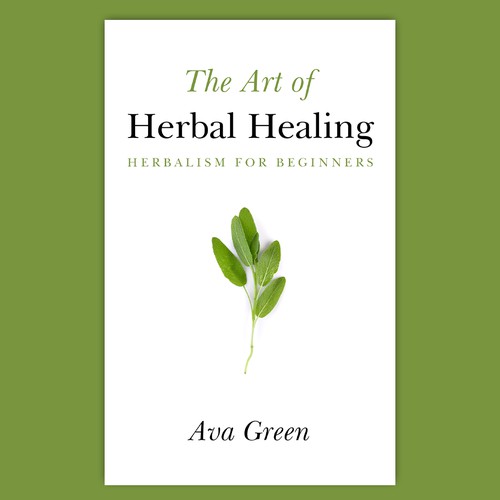 Bold statement design for an herbal medicine book