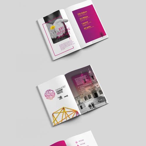 Gradient booklet/ brochure design for scoop.