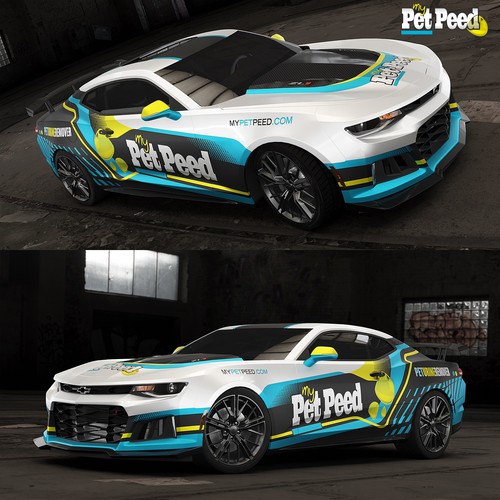 Crisp Corporate Livery Wrap for Pet Stain Remover