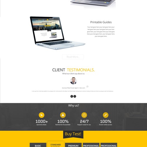 Modern Full Width Responsive Template