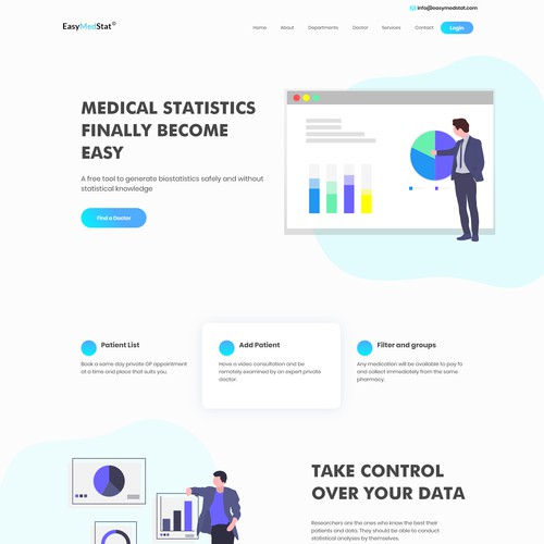 Landing Page design