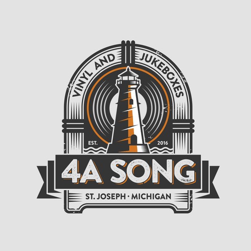 4A Song Logo - Vinyl and Jukeboxes