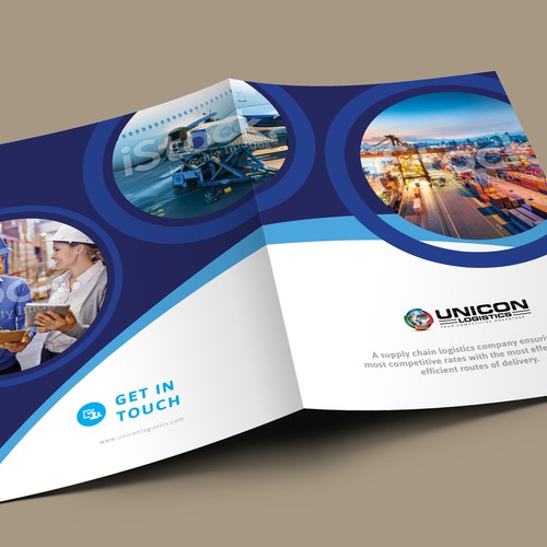 Brochure design  for logistics business 