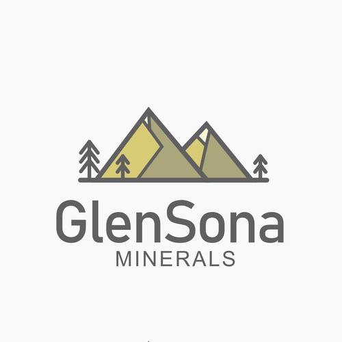 Clean and Modern Mining Logo