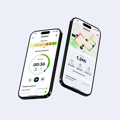 Design the UI/UX for Sprinterval: A Motivational Sprint Interval Training App!