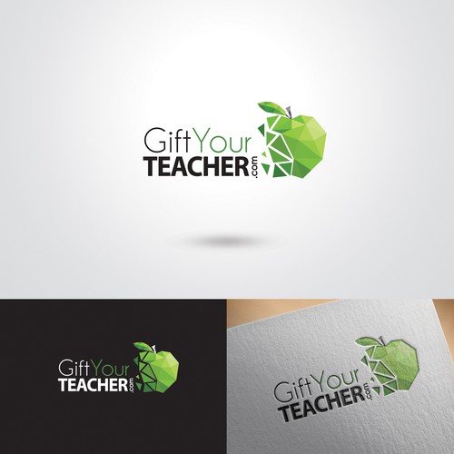 Logo concept for group gifting website for teachers, from students and families