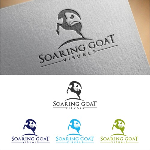 Logo design concept for Soaring Giat Visuals