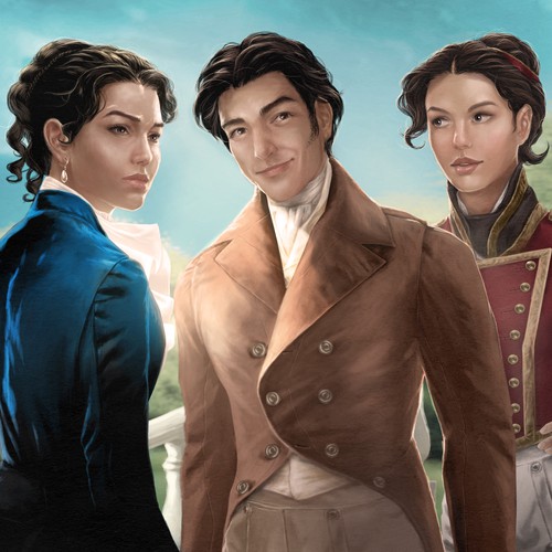 Gender-swapped Illustration of Pride and Prejudice Characters