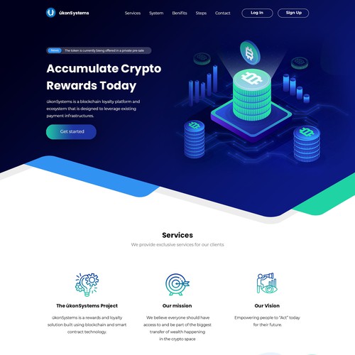 Crypto Wordpress Design/Re-Design