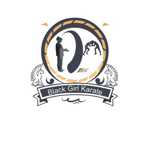 Balck Girl Karate Logo