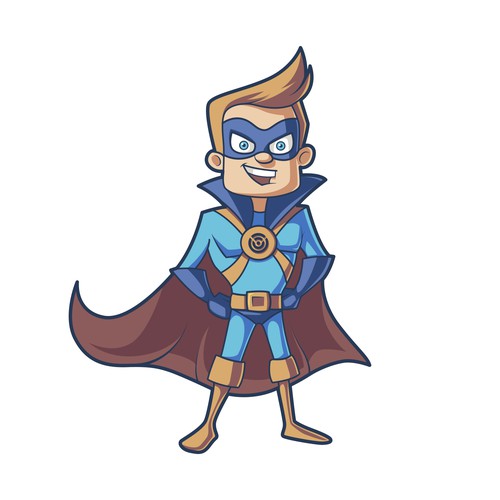 Superhero Kid Character