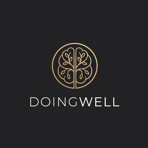Clean and sophisticated logo for a mental health practice.