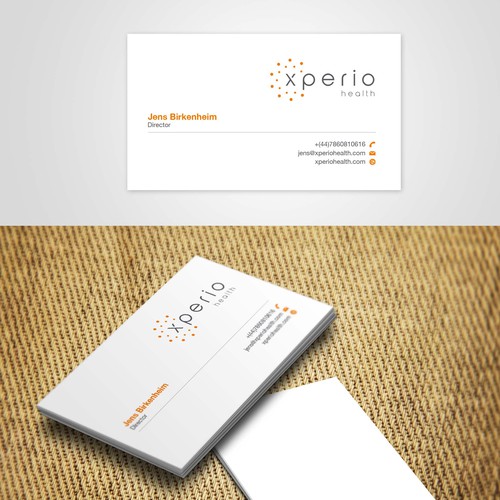 Simple, clean, crisp and cool business card needed for healthcare innovation consultancy
