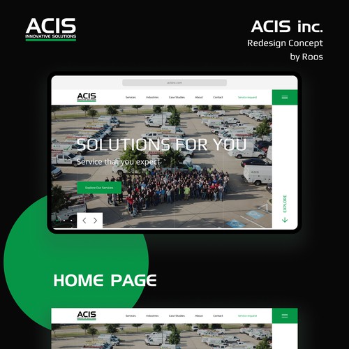 ACIS Inc. redesign concept by Roos