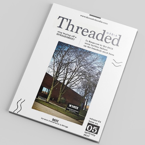 Magazine cover concept for Threaded Media