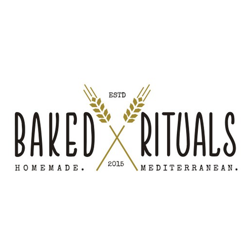 Logo for a start up wholesale food business ''Baked Rituals''