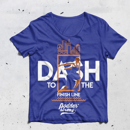 T-shirt for diabetic run
