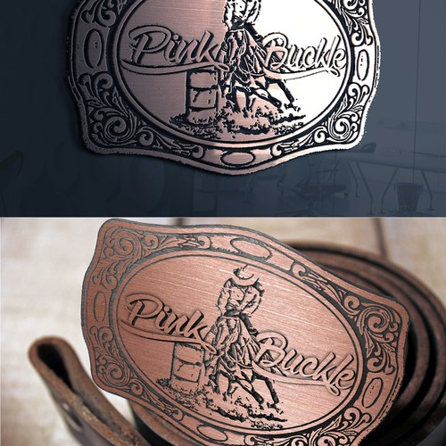 rodeo belt buckle logo