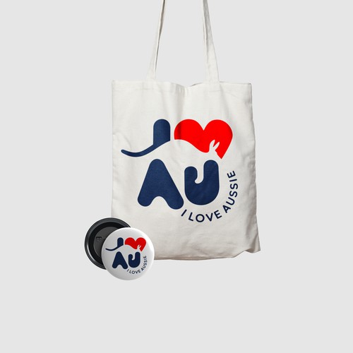 Logo design for I LOVE AU
